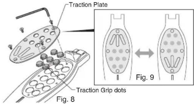 Pearl Sports H-1050 - Traction Grip and Traction Plate Adjustment - 1