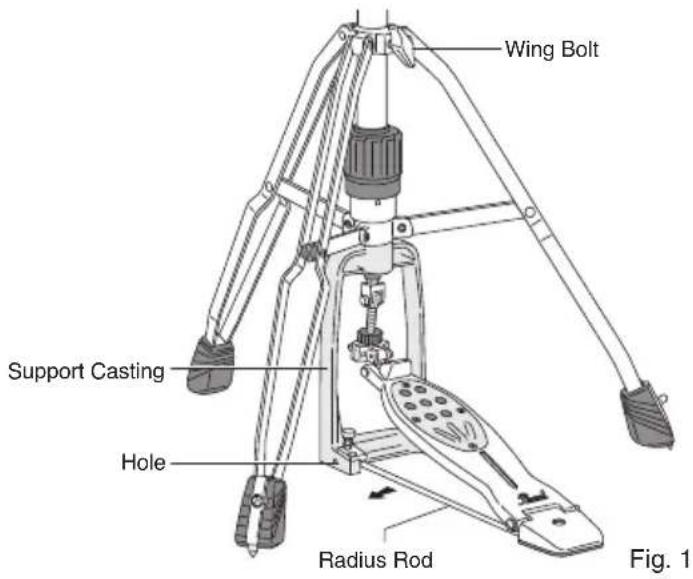 Pearl Sports H-1050 - Footboard Attachment - 1