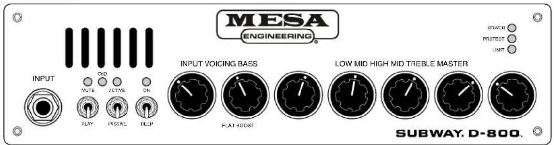 Mesa Boogie Subway D-800 - FACTORY SAMPLE SETTINGS - 3