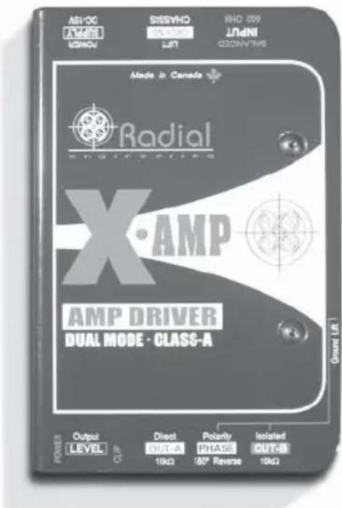 Radial Engineering X-AMP - RADIAL X-AMP LAYOUT - 1