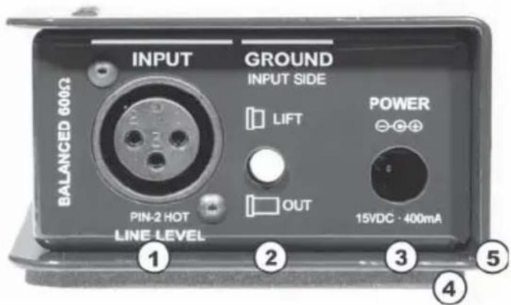 Radial Engineering X-AMP - INPUT PANEL FEATURE SET - 1