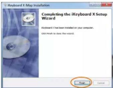 icon iKeyboard 5X - ⑧ Installation abgeschlossen - 1