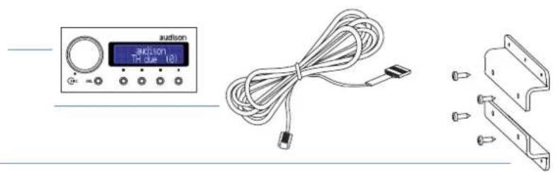 AUDISON Thesis TH due - Available accessories (not provided): - 1