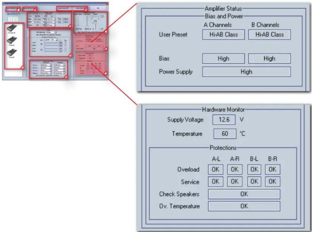 AUDISON Thesis TH due - Amplifier Status - 1