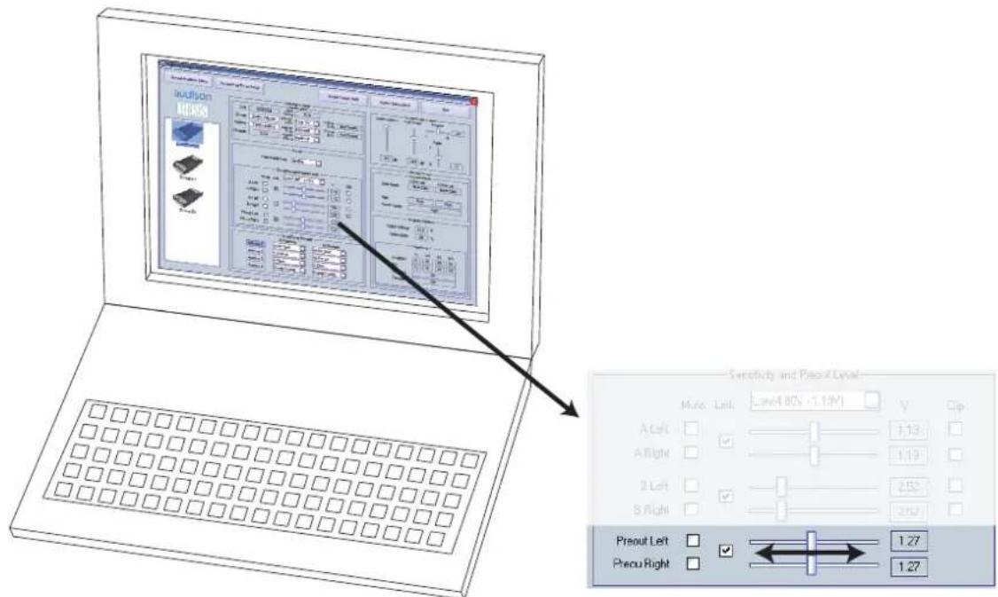AUDISON Thesis TH due - How to adjust the PRE OUT analog output - 3