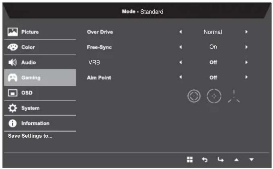 ACER Nitro RG270bmiix - Adjusting the Gaming - 1