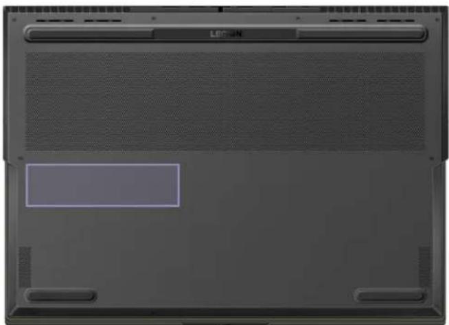 LENOVO Legion C7 - FCC ID and IC ID location - 1