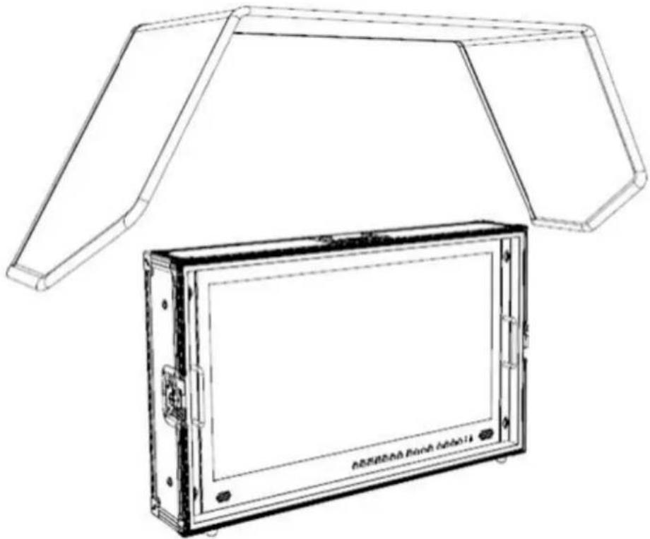 Lilliput BM230-4K - SUN SHADE INSTALLATION - 1
