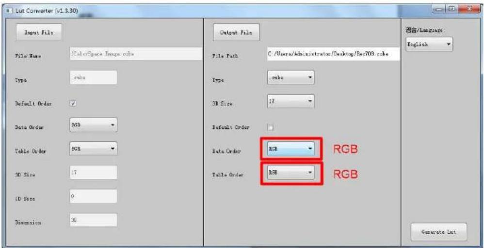 Lilliput BM280-4K - 2-4. Click Output File, and then select the file name as required format. - 1