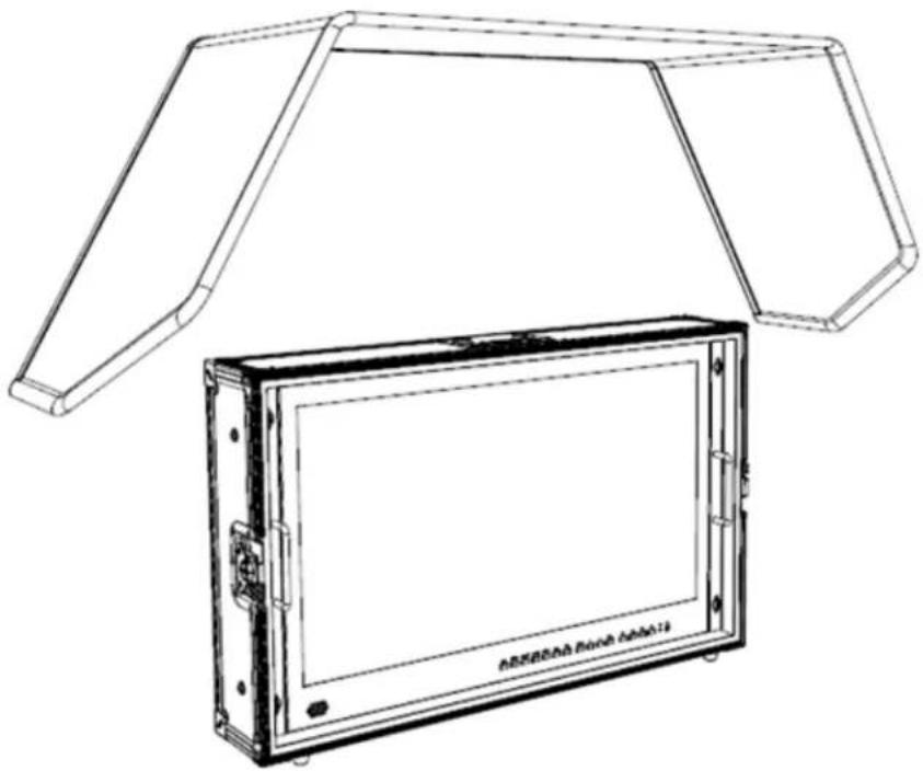 Lilliput BM280-4K - SUN SHADE INSTALLATION - 1