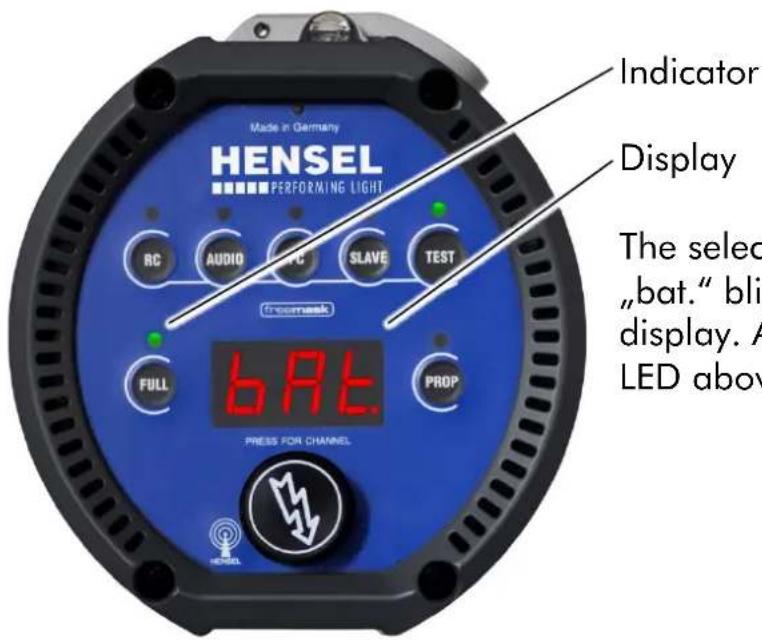Hensel Expert D 250 Speed - Power switch - 1