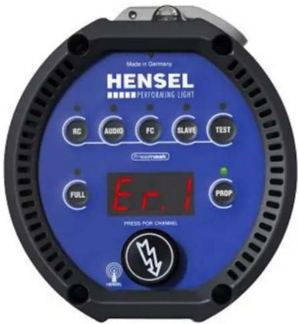 Hensel Expert D 250 Speed - E1 Charging Error - 1