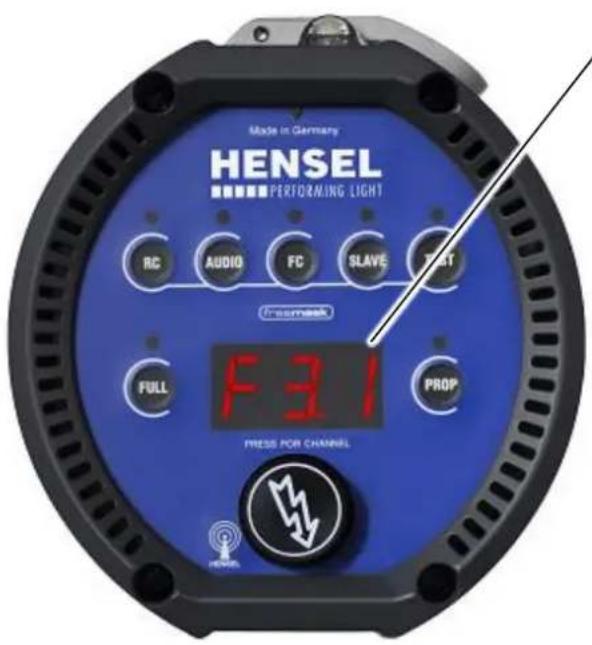 Hensel Expert D 250 Speed - Power switch - 1