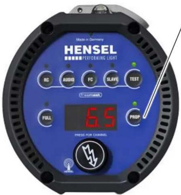 Hensel Expert D 250 Speed - Mode PROP - 1