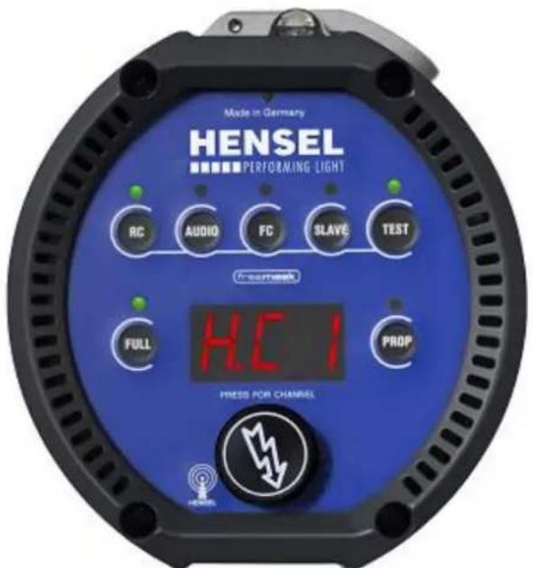 Hensel Expert D 250 Speed - Selecting Radio Channel - 1