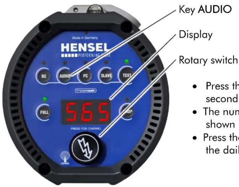 Hensel Expert D 250 Speed - Reseting the Daily Flash Counter - 1