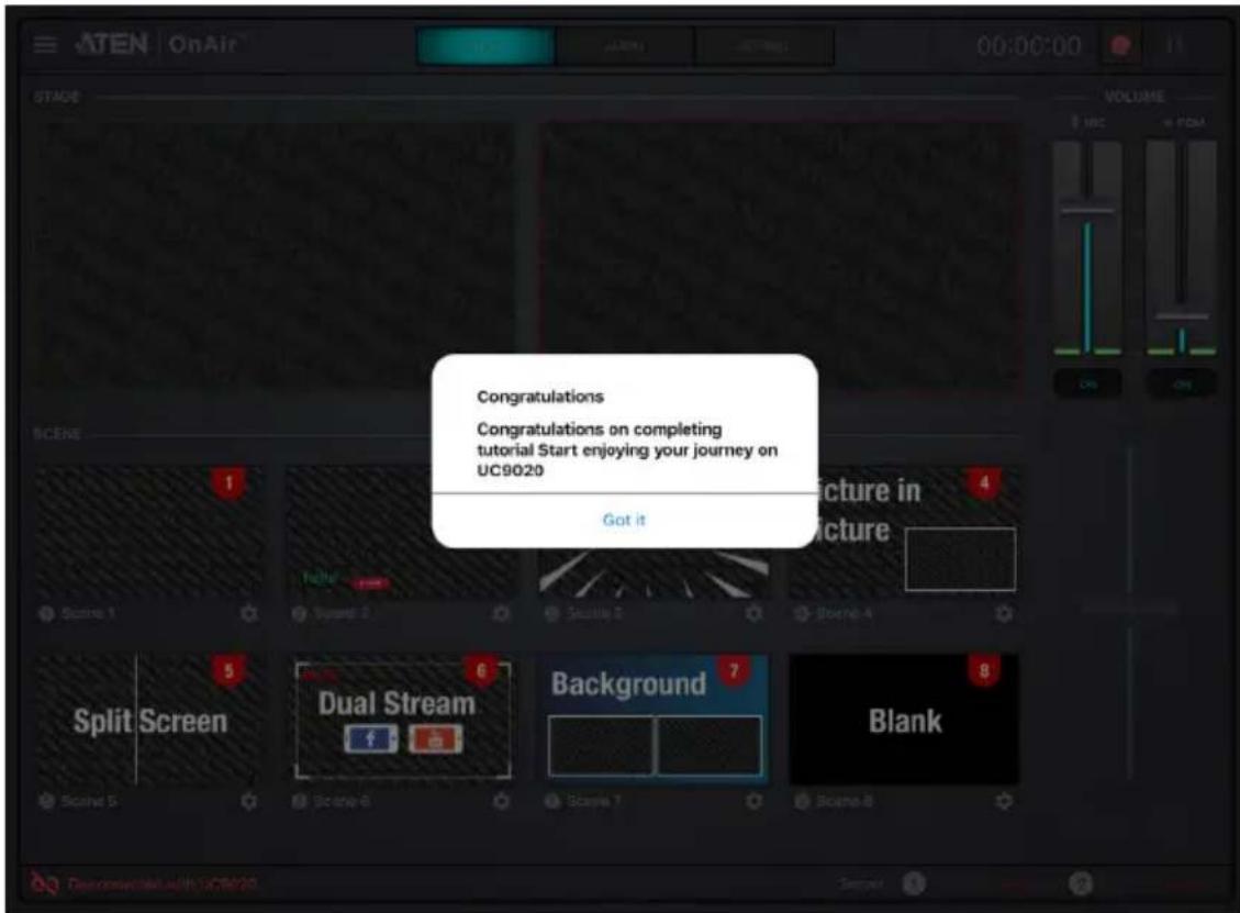 ATEN StreamLIVE HD UC9020 - ATEN OnAir Application - 3