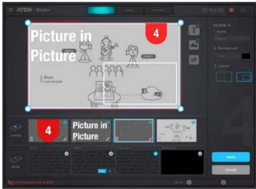 ATEN StreamLIVE HD UC9020 - Re-order the Overlays - 1
