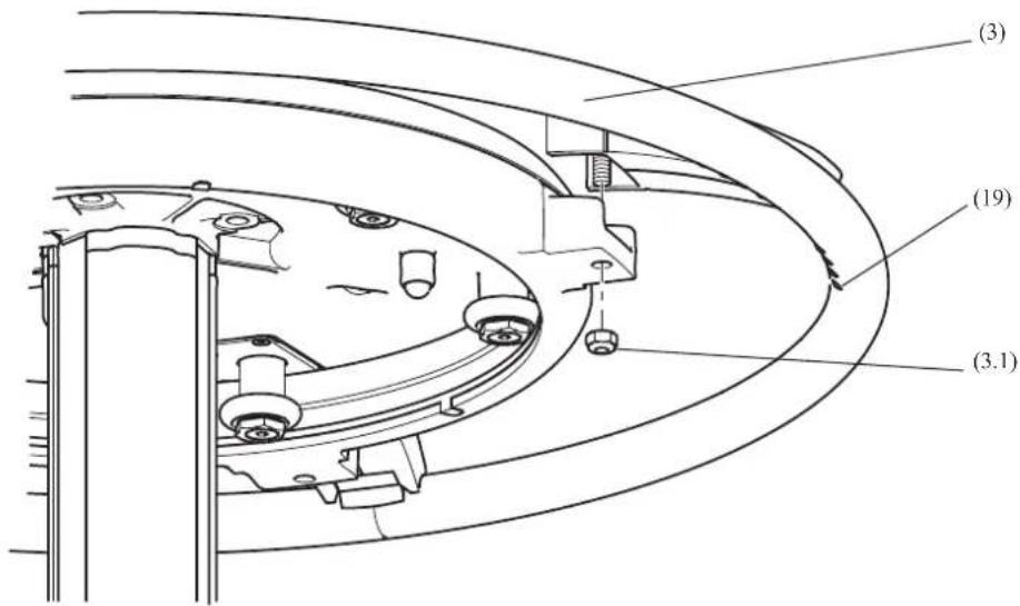Vinten Quattro-SE - Changing the steering ring - 1