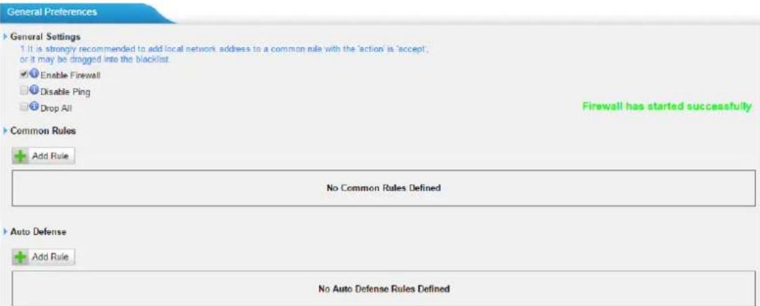 Yeastar TA810 - Firewall Rules - 1