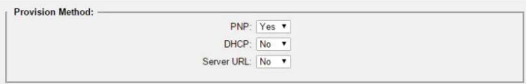 Yeastar TA810 - Auto Provision Settings - 1