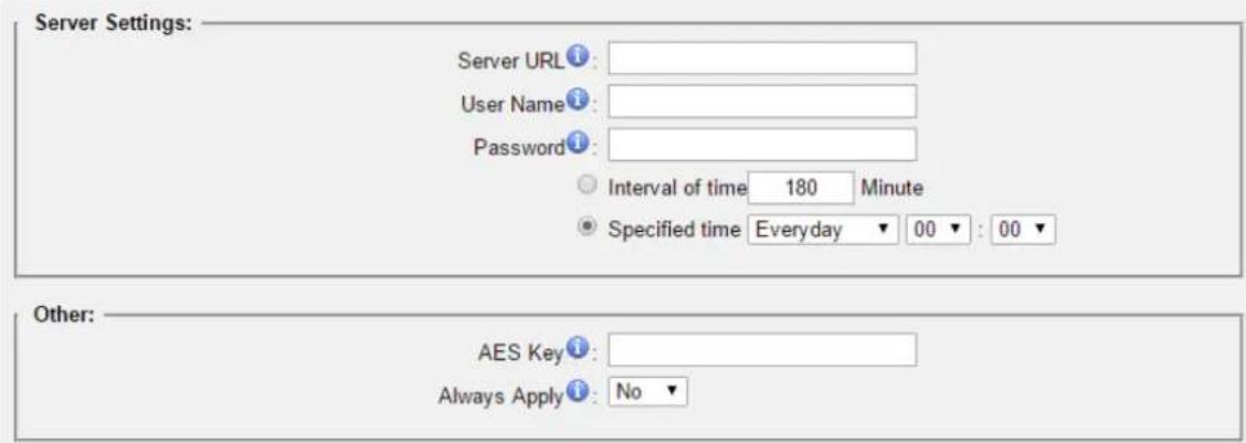 Yeastar TA810 - Auto Provision Settings - 5