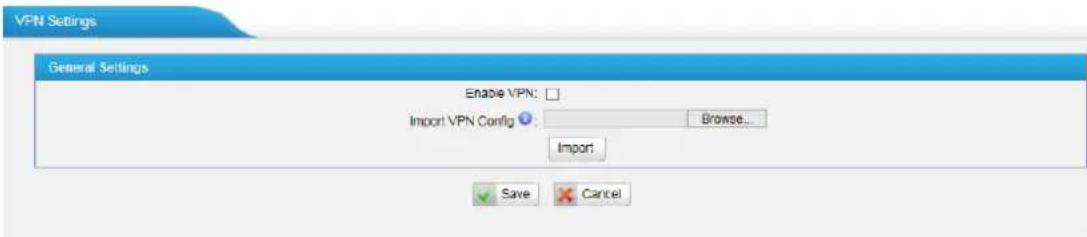 Yeastar TA810 - VPN Settings - 1