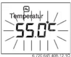 Temperatur 55.0°C 6 720 645 408-12.10
