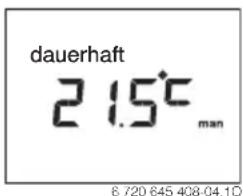 dauerhaft 21.5°C man 6 720 845 408-04.1D