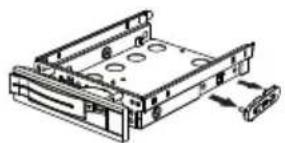 MEDION Akoya S41001 - Installing a 3.5" hard drive in a 2.5"/3.5" mobile rack - 2