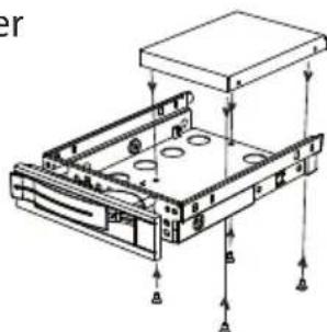 MEDION Akoya P66072 (MD 34474) - Installing a 2.5" SSD drive in a 2.5"/3.5" mobile rack - 1