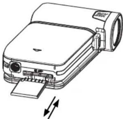 MEDION LIFE P47006 (MD 86198) - Einsetzen und Entnehmen einer SD-Speicherkarte (Optional) - 1