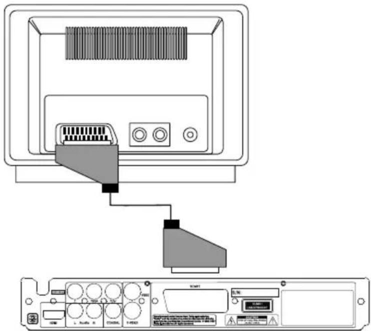 MEDION LIFE P71024 (MD 84396) - Verbindung mit dem Fernseher über das SCART-Kabel - 1