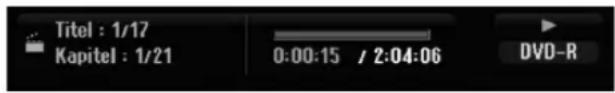 Titel : 1/17 Kapitel : 1/21 0:00:15 / 2:04:06 DVD-R