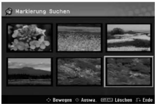 Markierung Suchen Bewegen Auswa. GECAT Löschen Ende