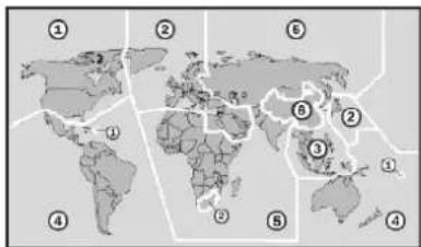 MEDION MD 81733 - Regionalcodes - 2