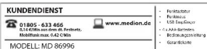 MEDION P81023 (MD 86996) - Technische Daten 20 - 1