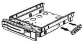 MEDION Erazer P66020 (MD 34130) - Einbau einer 3.5"-Festplatte in einen 2.5"/3.5"-Wechselrahmen - 2