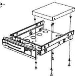 MEDION Erazer P66065 (MD 34155) - Einbau einer 2.5"-SSD-Platte in einen 2.5"/3.5"-Wechselrahmen - 1