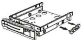 MEDION Erazer X67015 (MD 34050) - Einbau einer 3.5"-Festplatte in einen 2.5"/3.5"-Wechselrahmen - 2