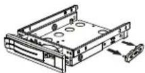 MEDION Erazer X87087 (MD 34626) - Einbau einer 3.5"-Festplatte in einen 2.5"/3.5"-Wechselrahmen - 2