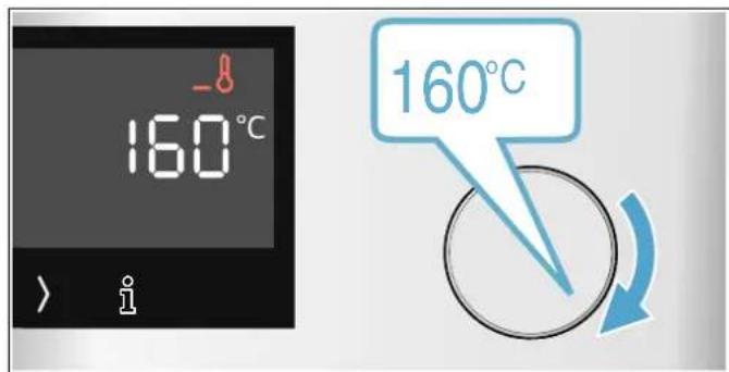 NEFF BMK3643AS - Heizart und Temperatur einstellen - 2
