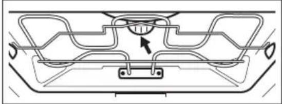 AEG KEK748280M - Obere Lampe - 1