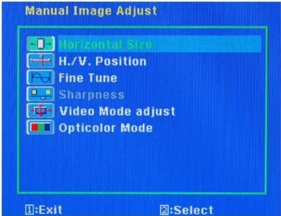 Sceptre E246W-1080P - MANUAL IMAGE ADJUST - 1