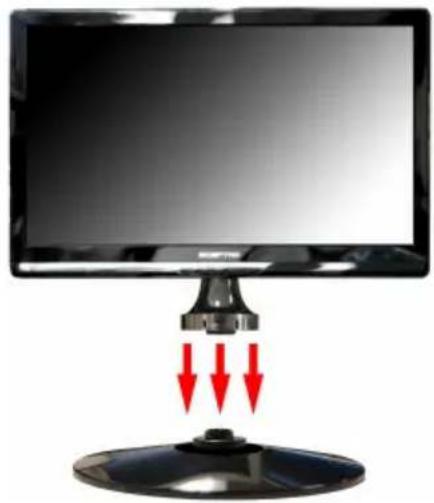 Sceptre E246W-1080P - Installing or Uninstalling the Base - 1