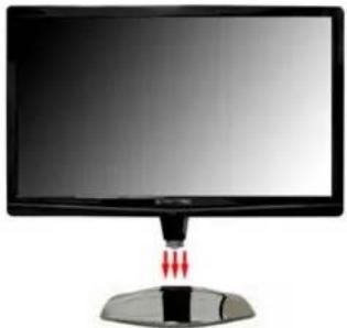 Sceptre E240CC-FHD - Attaching or Removing the Stand - 1