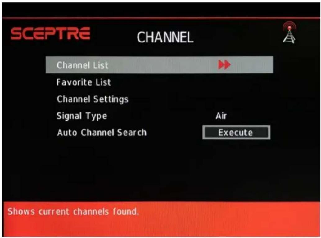Sceptre X328BV-SR - CHANNEL (OPTIONAL) - 1