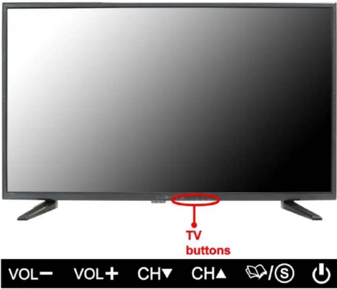 Sceptre X328BV-SR - TV Control Buttons - 1