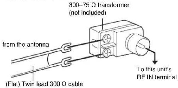 PANASONIC SC-HT820V - ■A single twin lead - 1