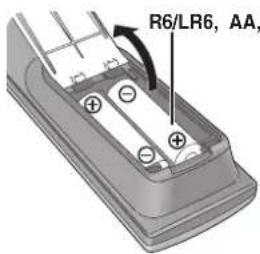 PANASONIC SC-HT820V - ■Batteries - 1